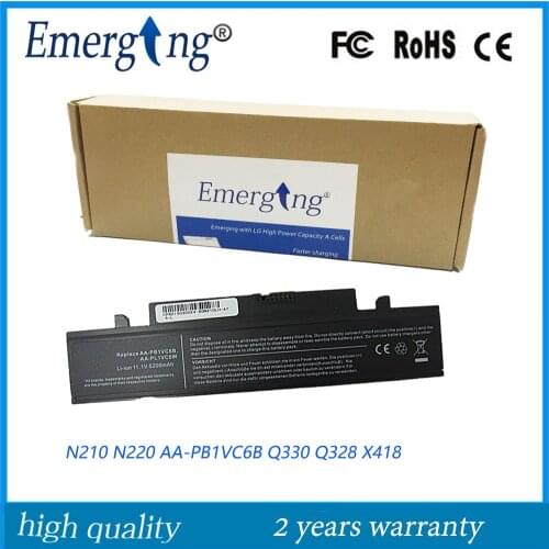 New Laptop Battery for Samsung N210 N220 AA-PB1VC6B Q330 Q328 X418 AA-PL1VC6W PB1VC6B