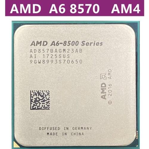 AMD A6-Series A6-8570 - AD857BAGM23AB 3.5 GHz Dual-Core CPU Processor AD857BAGM23AB Socket AM4