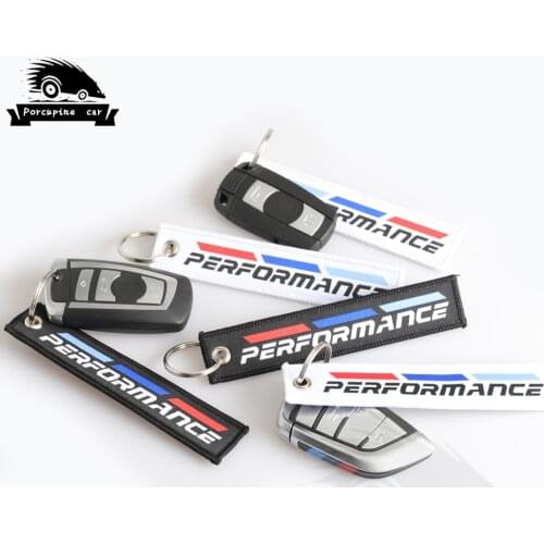Key Ring Auto Key Chain Car Keyring Keychain For BMW M Performance 1 3 5 6 7 X1 X3 X5 X6 E46 E39 E36 E90 F10 F30 Car Styling