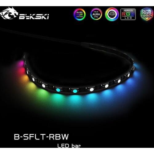 Bykski B-SFLT-RBW/B-SFLT-RGB, RGB Light Strip For Water Block Symphony ARGB LED Light Strip MB SYNC
