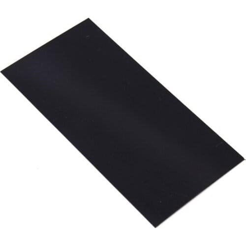 Black ABS Guitar Head Veneer Shell Sheet For Guitar & Jewelry Making Parts
