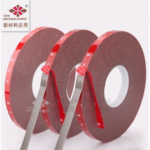 3M Acrylic Foam Double-Sided Tape Strong Waterproof and High Temperature Resistance 0.8MM Thick * 33 Meters Long
