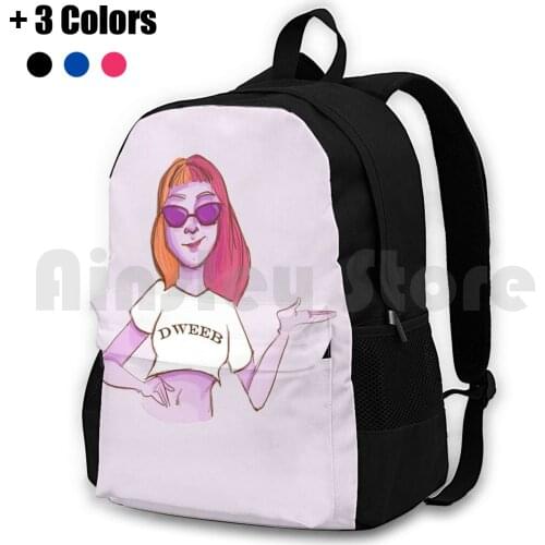 Dweeb Outdoor Hiking Backpack Riding Climbing Sports Bag Hayley Williams Paramore Band Still Into You Singer Punk Pop Punk