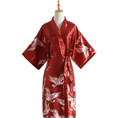 Bridesmaid Robes Animal Pattern Bathrobe Silk Robes for Women Lingerie Kimono Robe Womens Tops and Blouses Plus Size Bath Robe