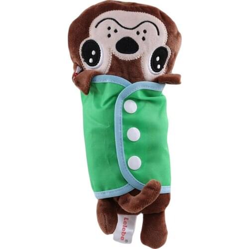 4pacs/set A Bulldog Plush Dressing Early Educational Toy Dress Learning Toys For Children Baby Toys Toddler Boy Toys