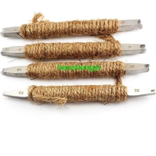 Leather diy tool double-headed drum lifter groove press, groove twister vegetable tanned leather thread press