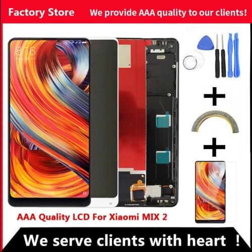 AAA Quality LCD For Xiaomi MI MIX 2 LCD With Frame Display Screen For Xiaomi MIX 2 LCD With Frame Screen Display
