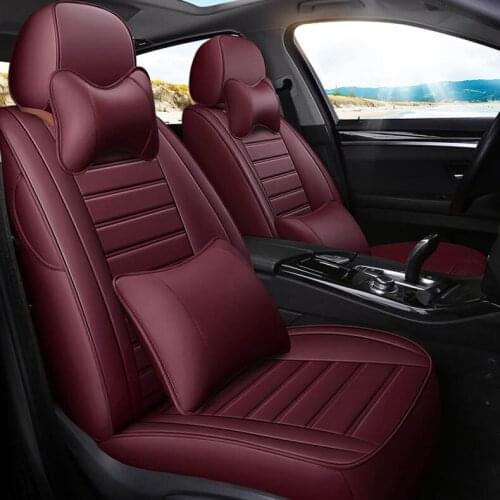 Custom Car Seat Cover leather for Mitsubishi Outlander Pajero Sport Grandis Chevrolet Spark Cruze accesorios automovil styling