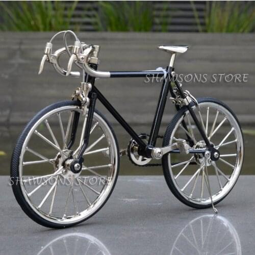 Diecast Model Toys 1:10 Racing Bike Bicycle Miniature Replica Collections