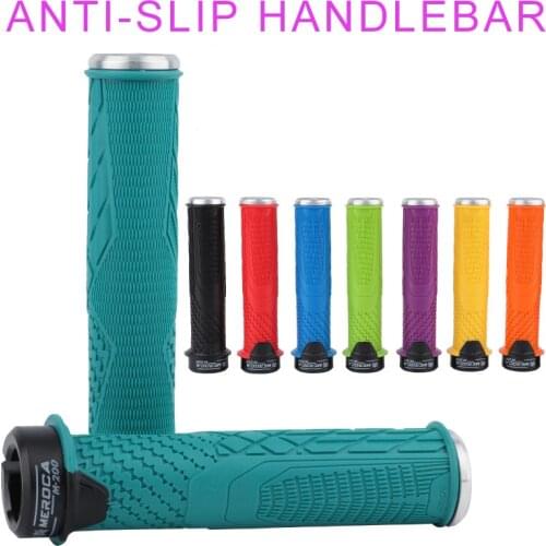 Mountain Bike Riding Non-slip Grip Cover Universal Lockable Rubber Handle Grip Ar15 Grip Bmx Bike. Parts Leather Handlebar