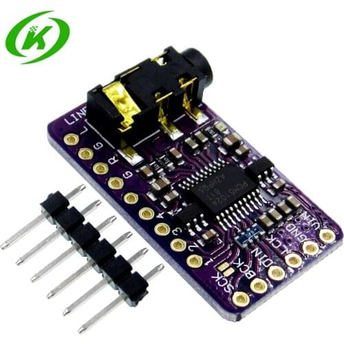 Interface I2S PCM5102 DAC Decoder GY-PCM5102 I2S Player Module For Raspberry Pi pHAT Format Board Digital PCM5102A Audio Board