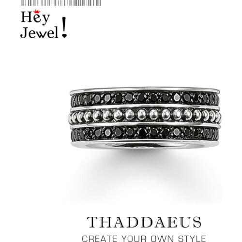 Band Ring Black,Europe Style Soul Jewelry Good Jewerly For Women,2020 Spring Gift In 925 Sterling Silver,Super Deals