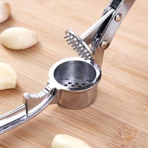 1Pcs Stainless Steel Garlic Press Manual Garlic Mincer Chopping Garlic Tools Fruit Vegetable Tools Kitchen Gadgets