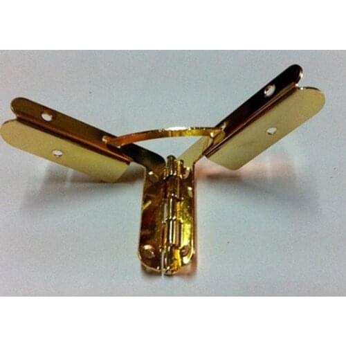20pcs/lot 40*54mm Factory direct Hinge Jin Support Wooden box hinge Iron sheet Aircraft Hinge Large ears Wholesale