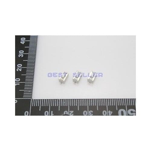 200pcs SMD white Tact Switch Push Button 3mm*6mm*4.3mm Through Hole SPST-NO