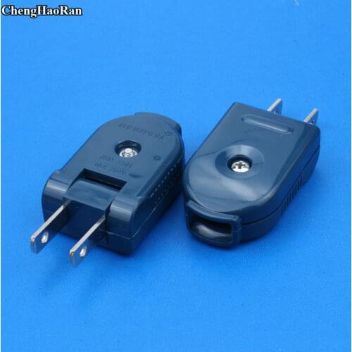 ChengHaoRan 90 degree rotary power plug American gauge connectorwith two flat foot joint SS2201
