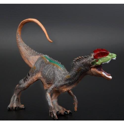 Dilophosaurus Dinosaur Action & Toy Figures Animal Model Collection Learning & Educational Kids Christmas Gift