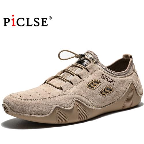 Breathable leather shoes Men loafers Genuine Leather Men Casual Shoes Comfortable Driving men shoes Large size 46 zapatos hombre