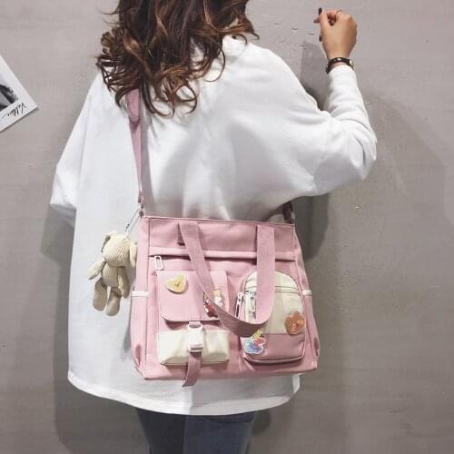 Kawaii Crossbody Bags For Women Cute School Student Girl Messenger Bag Large Capacity Handbags satchel