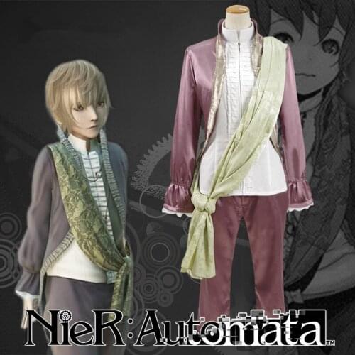 Game Anime NieR:Automata cosplay Halloween Party Female Man Cosplay costume coat+shirt+pants+Scarf+Leggings