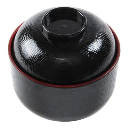Japanese Style Cover Small Bowl Miso Soup Bowl Ramen Sushi Bowl With Lid Kitchen Tools Tableware