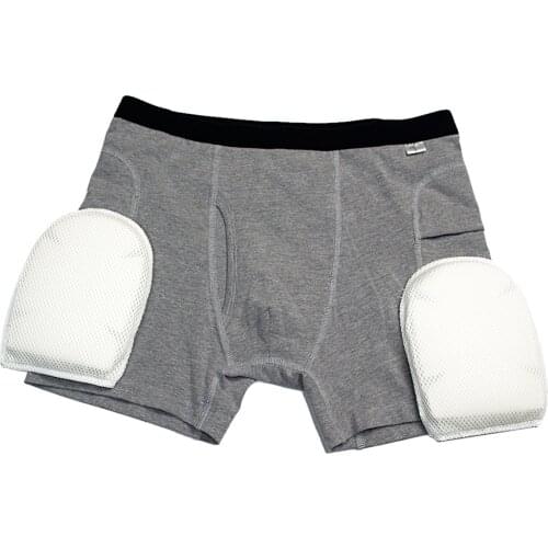 Men Male Elderly Hip Fractures Protector Pants Support Shield Fall Injury Prevention Shorts M/L