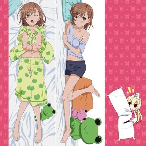 A Certain Scientific Railgun Misaka Mikoto Dakimakura Hugging Body Pillow Case Otaku Male Pillow Cushion Cover Bed linings SM