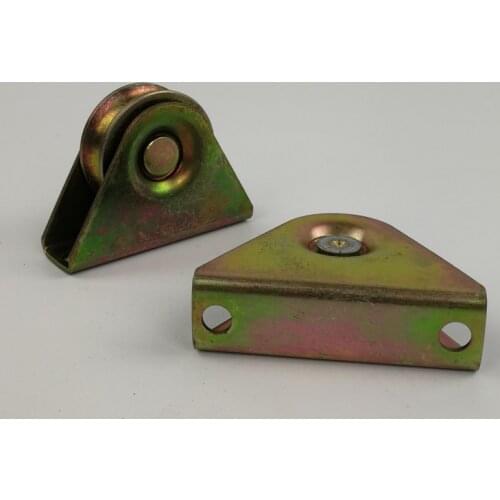 2 inch diameter 48mm,thickness17mm sliding gate rollers/pulleys/wheels with U-groove diameter 13mm and outer support. 4pcs/lot