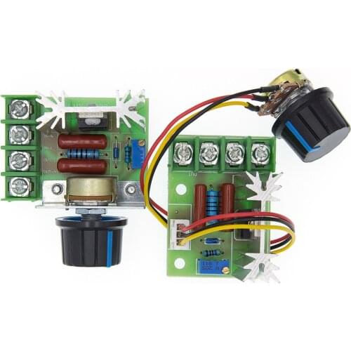 AC 220V 2000W SCR Voltage Regulator Dimming Dimmers Motor Speed Controller Thermostat Electronic Voltage Regulator Module
