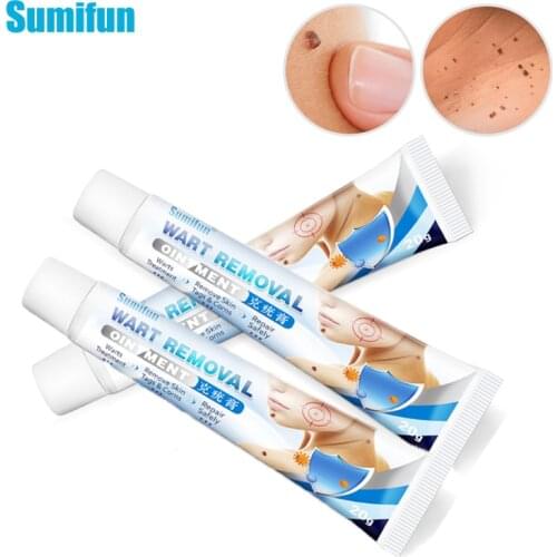 Sumifun Wart Treatment Cream Warts Remover Antibacterial Ointment Skin Tag Remover Herbal Extract Foot Corn Plaster Wart Ointmen