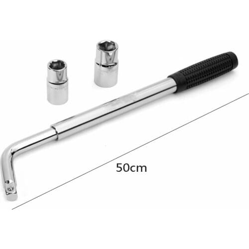 Heavy Duty Telescoping Lug Wrench Spanner Lug Wheel Wrench Extendable Car Wheel Brace Nut Wrench Sockets Car Repair Tools