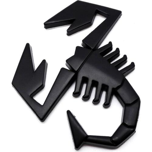Scorpion Styling 3D Metal Badge Emblem Decal For BMW Toyota Camry Corolla JEEP Nissan X-Trail Land Rover Ford Decor Accessories