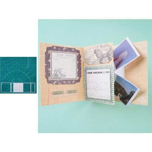 YaMinSanNiO 3D Foldable Metal Cutting Die For DIY Scrapbooking Paper Cards Die Cuts Photo Album Art Making Customized New 2021