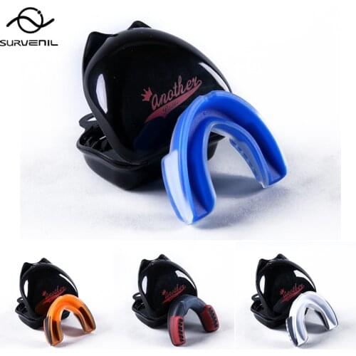Rugby Mouth Guard Adult Kids Tooth Brace Protection Gum Shield MMA Muay Thai Basketball Boxing Teeth Capa Protector Bucal Boxeo