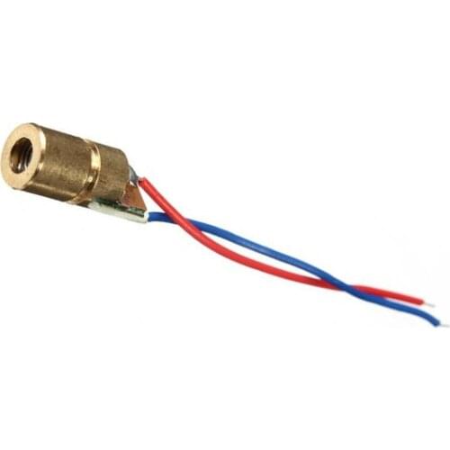 10 Pcs NEW Mini 650nm 5mW 5V Laser Dot Diode Module Head