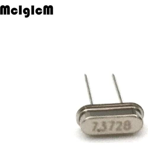 1000pcs hc-49s 7.3728MHz 20ppm 20pF quartz resonator