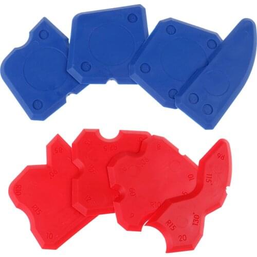 4 Pcs Door Silicone Sealant Spreader Spatula Scraper Cement Caulk Removal Tool Kit Window Caulking Finishing Sealant Grout