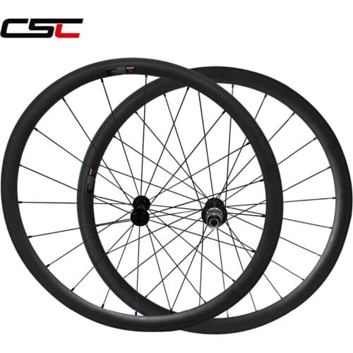 700C Carbon Aero Wheel 38mm 50mm 60mm 88mm Tubular Clincher 25mm Width U Shape Powerway R13 Ceramic Bearing Hub