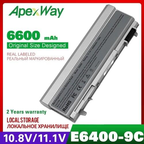 11.1V Laptop Battery For Dell Latitude E6400 E6410 E6500 E6510 E8400 Precision M2400 M4400 DFNCH FU571 KY265 KY477 NM631 PT434