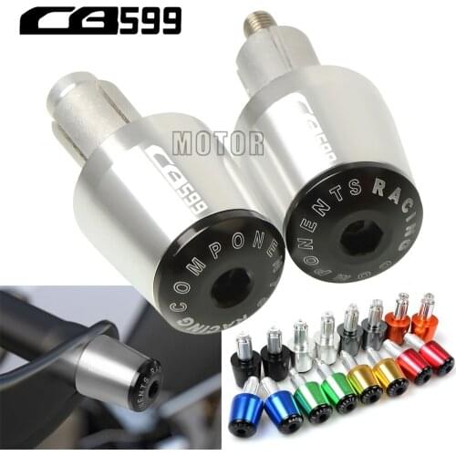 For Honda CB599/CB600 Hornet 1998-2006 CB 599/600 Motorcycle 7/8"22mm Aluminum Handlebar Grips Cap Ends Handle Hand Bar Plugs