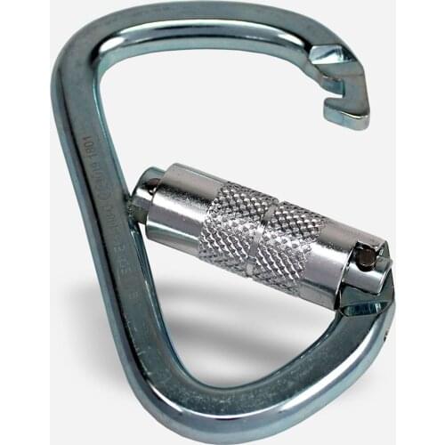 EKS 148-O Automatic steel carabiner ,climbing carabiner, aluminum carabiner hook, key chain, carabiner hook, for high use, screw