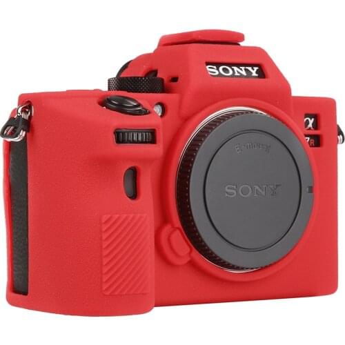 Cover for Sony a7m3 a7III a7r3 a7rIII Silicone Camera Protective Body Case High Grade Litchi Texture A73 Camera Protector Cover