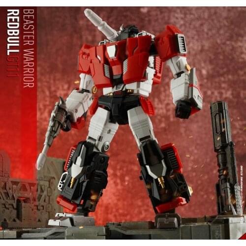 Generation Toy GT-11 Transformation Sideswipe Red bull Mode Action Figure Robot Toys