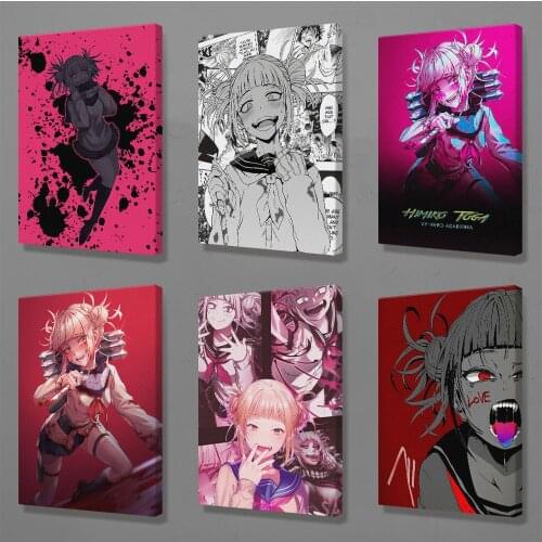 Himiko Toga My Hero Academia BNHA Anime Decoration Prints Canvas Home Decor Dorm Living Room Bedroom Poster Painting Wall Art