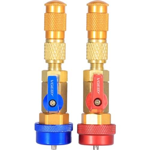 Air Conditioning R134A Valve Core Quick Remover Installer High Low Pressure Tool Tire Car Valve Core