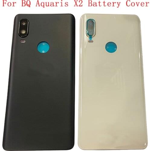 Battery Cover Rear Door Housing Back For BQ Aquaris X2 X2Pro Battery Cover with Logo Replacement Parts