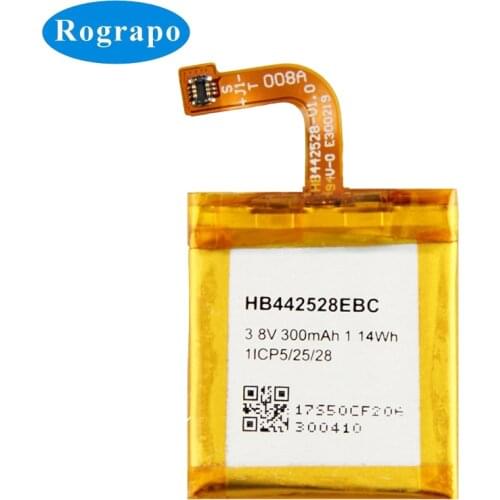 New 300mAh HB442528EBC 1ICP5/25/28 Replacement Battery For Huawei Watch 1 Watch1