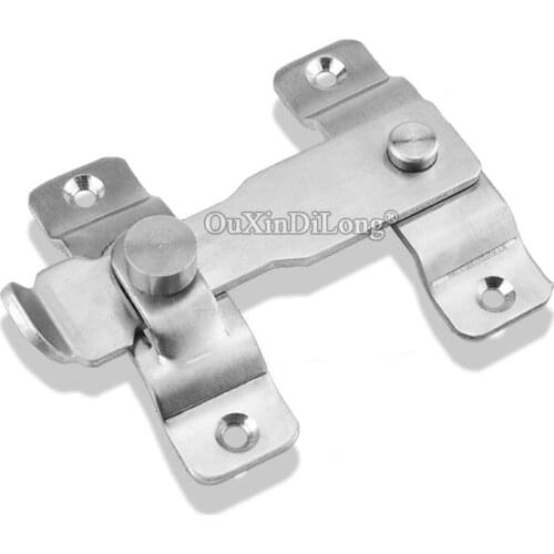 BRAND NEW 4PCS Stainless Steel Hasp Latch Lock Sliding Door and Window Cabinet Catch Locks For Home Hotel Door Security Hardware