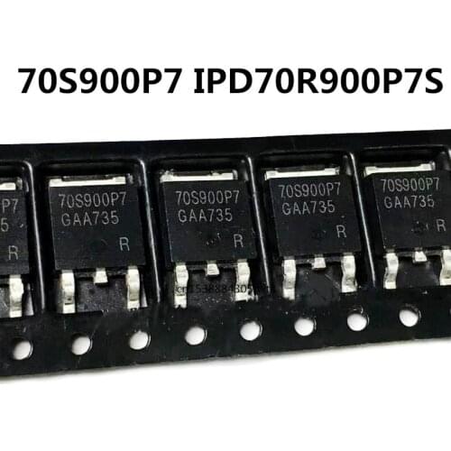 Original 10PCS/ 70S900P7 IPD70R900P7S TO-252 700V 12.8A