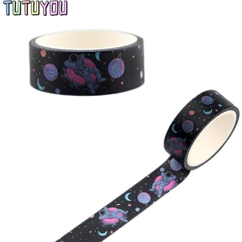 PC353 Space Cute Cartoon Washi Tape DIY Scrapbooking Label Masking Tape Student Stationery Gift